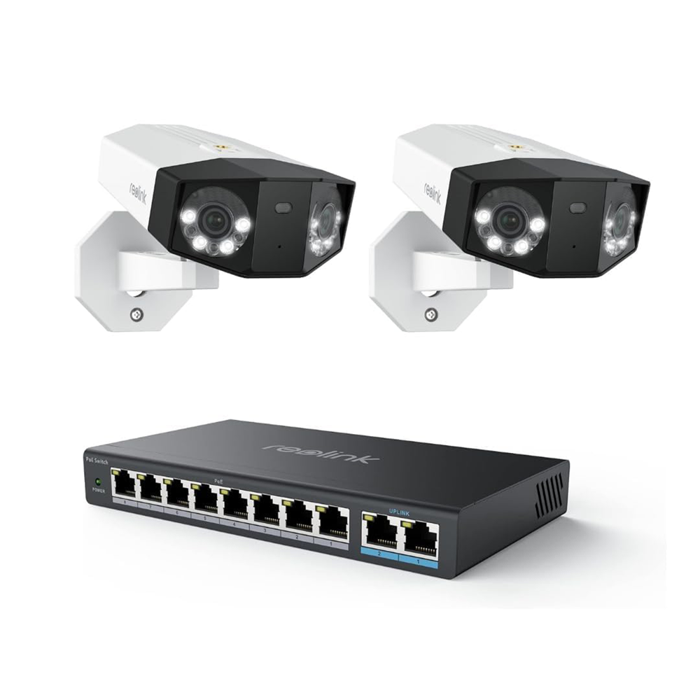 REOLINK RL-DUO3-SERIES-POE - Reolink Camara 16 MP Duo 3 PoE - 16MP (7680x2160) @ 20FPS - PoE / 180º Panorama / Luz LED - Zoom automáticos - Audio Bidireccional / Ranura MicroSD - Apta para exterior - imagen 2