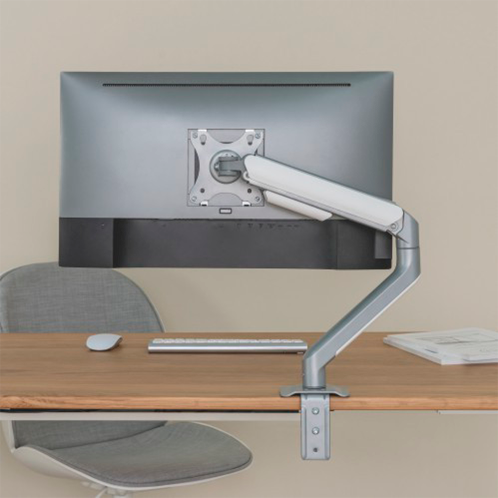 BRATECK LUMI LDT63-C012-SILVER - Brazo para monitor - Instalación en mesa - Peso soportado 9 Kg - imagen 2