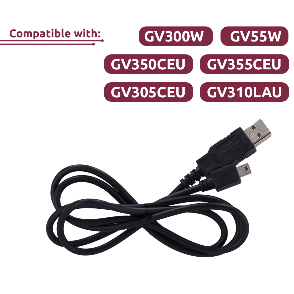QUECLINK QL-DATA-CABLE-W - Cable de datos mini USB - Compatible con GV300W/GV55W/GV355CEU/GV350CEU... - imagen 2