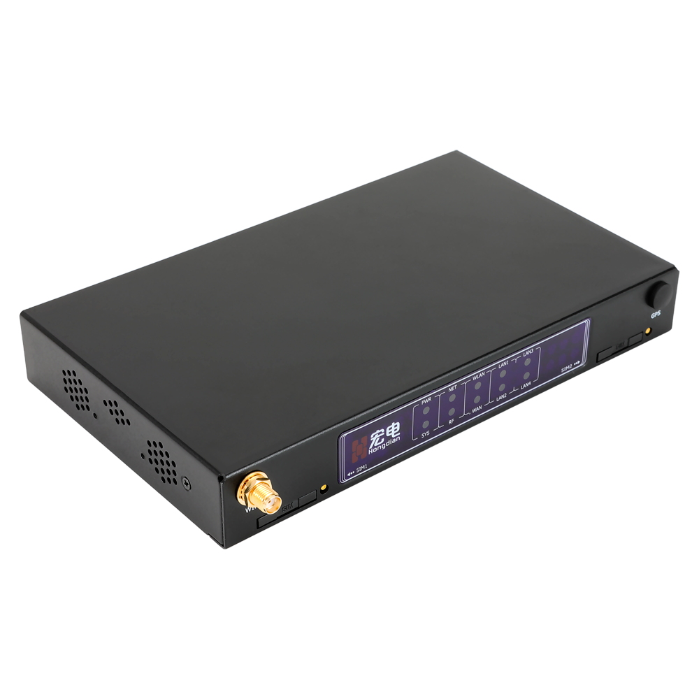 HONGDIAN HG-H8922-L4EA-CS-WG - Hongdian Router Industrial 4G LTE Cat 4 - Conectividad WiFi 802.11n hasta 300 Mbps - 5 puertos Ethernet 10/100 Mbps configurables - Soporte avanzado de VPN: IPSec, OpenVPN y más - Interfaces seriales RS232 y RS485 integradas - imagen 2