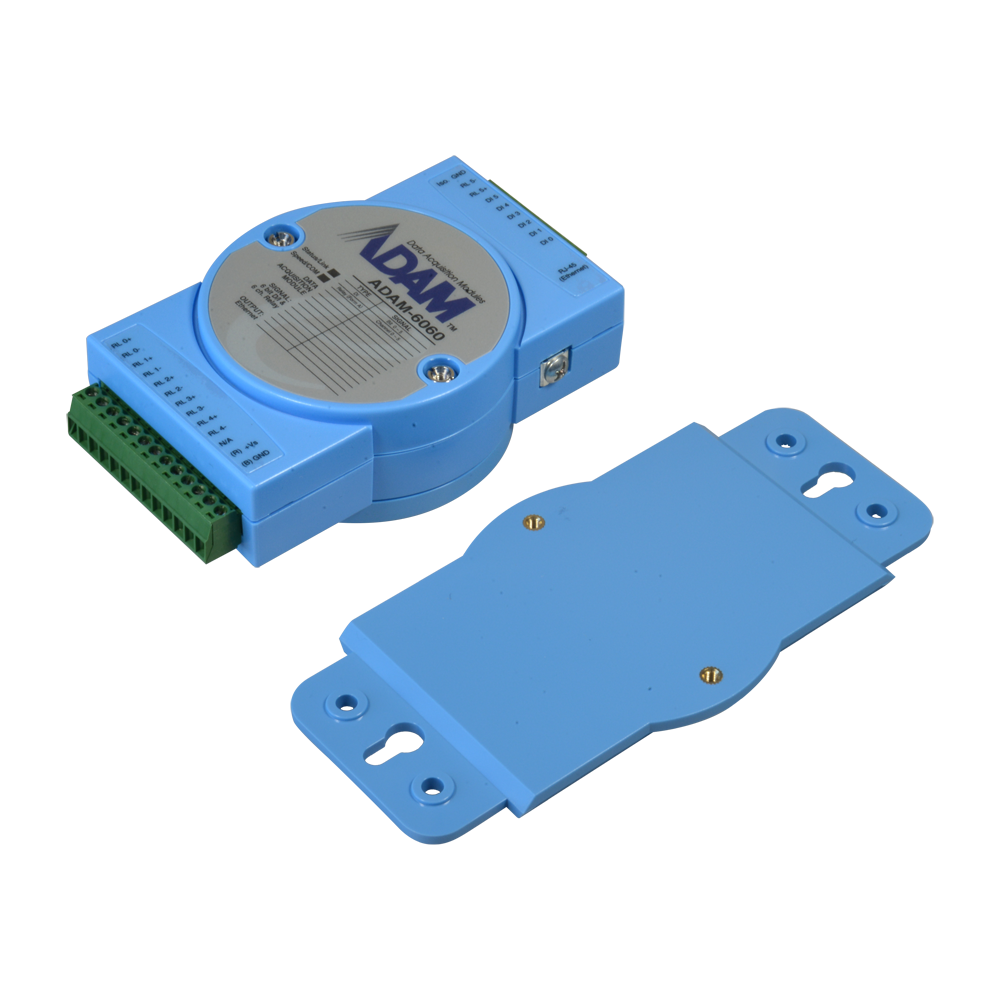 ADVANTECH ADAM-6060-B - Módulo de adquisición y control de datos - 6 entradas digitales / 6 salidas de relé - Protocolos: Modbus/TCP, TCP/IP, UDP, HTTP,... - Capacidad de crear reglas de control analógico - Servidor web integrado - 1 puerto Ethernet 10/10 - imagen 2