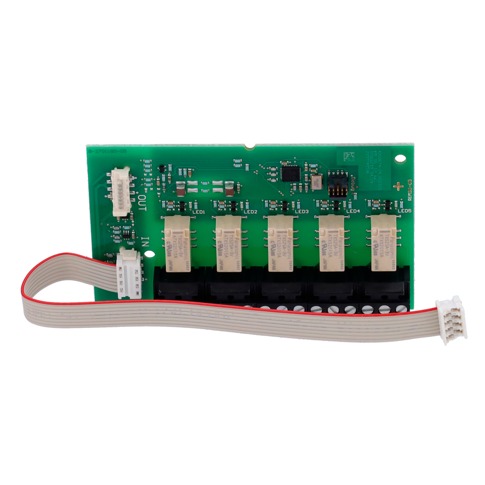 SECURITON RIM36 - Módulo de relé - Compatible con detectores ASD y ADW - 5 relés configurables - Montaje modular en ranuras del ASD 535 - Cumple EN 54-17 - imagen 2