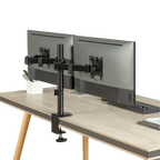 BRATECK LUMI LDT66-C024 - Brazo para dos monitores - Instalación en mesa - Peso soportado 9 Kg/Brazo - imagen 2