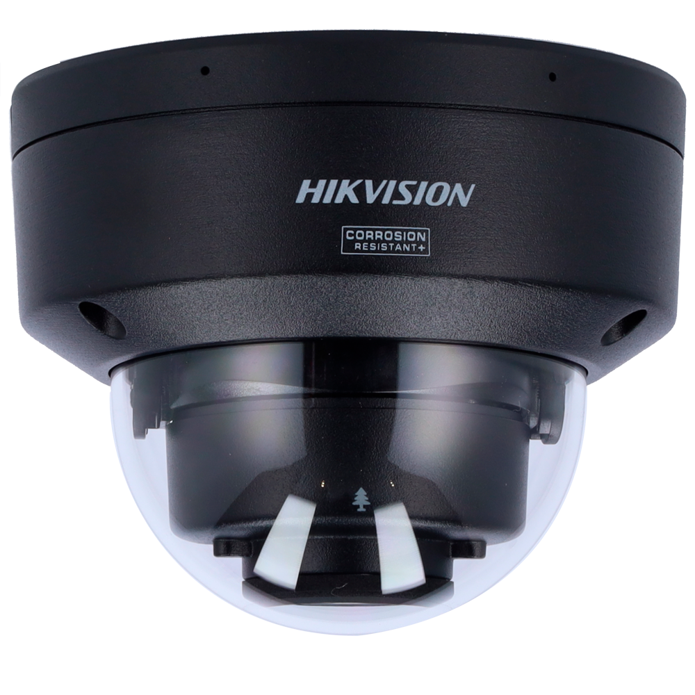 HIKVISION DS-2CD2147G3-LIS2UY(2.8mm)(BLACK) - Hikvision cámara IP Domo gama PRO ColorVu3.0 - Resolución 4 MPx | PoE IEEE802.3af - ColorVu3.0: imagen a color HikAI-ISP F1.0 1/1.8" - 2.8 mm | Micrófono dual | Luz híbrida hasta 30m - AcuSense3.0 | Siren - imagen 2
