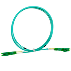 SAFIRE SF-LC-APC-LC-APC-OM4-DX-10M-A - Cable de conexión de fibra óptica - Fibra multimodo OM4 - Conector LC APC dúplex - Longitud 10m - Cubierta LSZH - Compatibilidad genérica - imagen 2