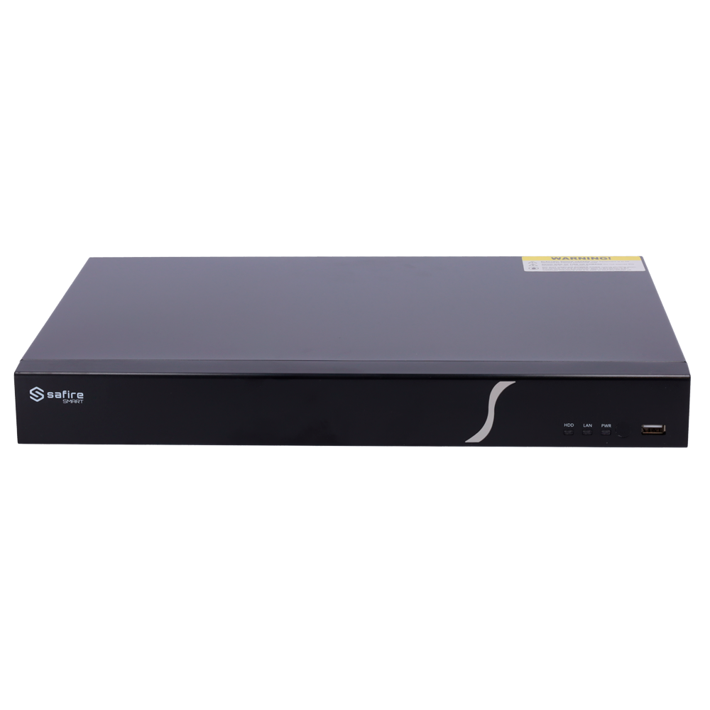 SAFIRE SMART SF-NVR6208-8P-B2 - Safire Smart - Grabador NVR para cámaras IP gama B2 - 8CH Puertos PoE / Compresión H.265S / 2HDD - Resolución hasta 8Mpx / Ancho de banda 80Mbps - Detección facial, Metadatos de vídeo - Inteligencia artificial hasta en 2CH - imagen 2