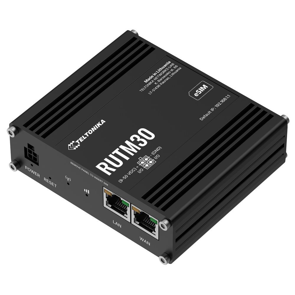 TELTONIKA TK-RUTM30 - Teltonika Router Industrial 5G - Failover automático entre WAN, móvil y Wi-Fi - Conectividad Wi-Fi 5 de hasta 300 Mbps - Resiliencia con eSIM y ranura SIM física - VPN avanzada: IPsec, OpenVPN y WireGuard - Chasis compacto de alumini - imagen 2