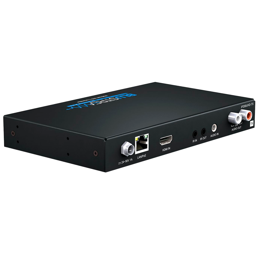 BLUSTREAM IP200UHD-TX - Transmisor de video sobre IP - Resolución UHD - 1 entrada HDMI - 1 salida LAN (RJ45) - Función KVM - imagen 2