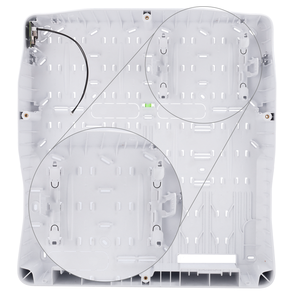 AJAX FIBRA-MODULEHOLDER-B-W - Soporte tipo B para módulos Fibra - Para carcasa FIBRA-CASE-D430-W - Compatibles con FIBRA-MULTITRANSMITTER-NOCASE - Color blanco - imagen 2