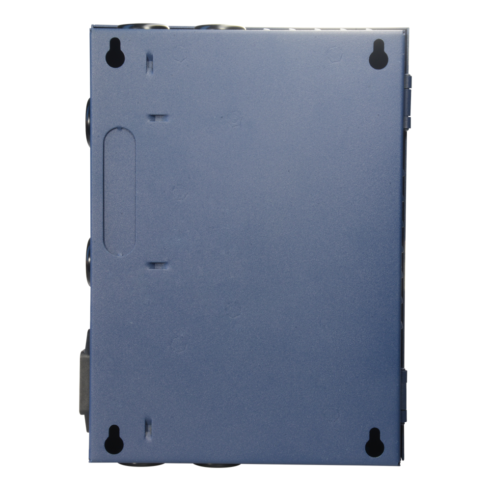 MARCA BLANCA PD-120-9-SLIM - Caja de distribución de alimentación Slim - 1 entrada AC 220 V 5OHz - 9 salidas por par de cobre - Protección por fusible rearmable - Voltaje de salida 12 V / 120 W - Carcasa metálica - imagen 2