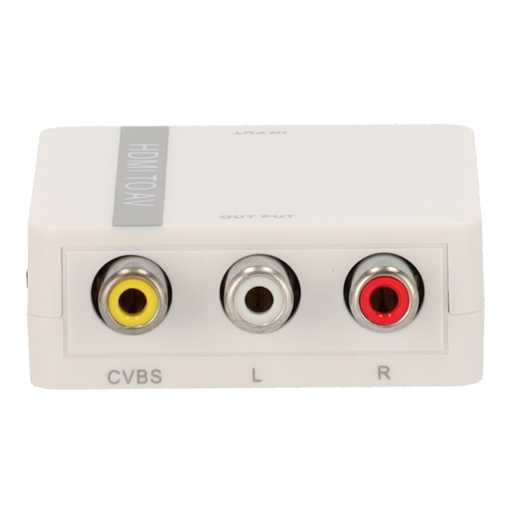 MARCA BLANCA HDMI-AV-CONVERTER - Convertidor HDMI a AV - 1 entrada HDMI - 1 salida AV - Resolución de salida PAL/NTSC - Resolución entrada de vídeo 1080p - Salida de audio estéreo - imagen 2