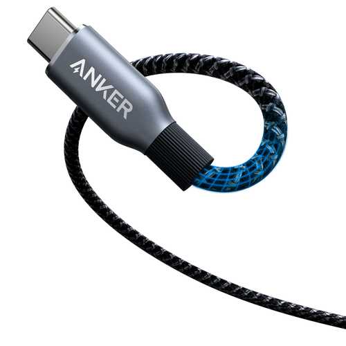 ANKER ANK-PRIME-USBC-USBC-180-B - Anker - Cable USB2.0 - USB-C a USB-C - Cable de nylon trenzado reciclado - Longitud 1.8m | Ultrarresistente - Carga rápida 240W | Color negro - imagen 2