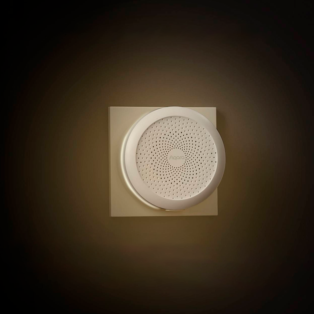 AQARA AQ-HM1S-G02 - Aqara Hub M1S Gen 2 - Controlador Zigbee 3.0 hasta 128 dispositivos - Luz nocturna LED RGB personalizable integrada - WiFi 2.4GHz / Zigbee 3.0 / Matter /Altavoz de 2W - Soporta AC 100-240V - Compatible con Apple Homekit / Alexa y Googl - imagen 2