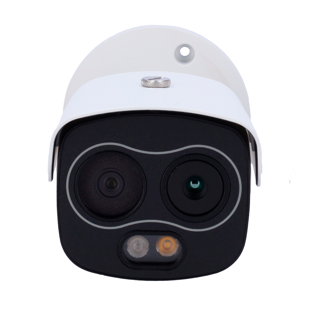 X-SECURITY XS-IPTB256A-7D4-WIZ - Cámara térmica Bullet Dual IP X-Security - 256x192 VOx | Lente 7 mm | Sensibilidad ≤ 40mK - Sensor óptico 1/2.7” 4 Mpx | Lente 8 mm - WizSense, con clasificación de humano y vehículo - Detección de humo y calor - Audio | A - imagen 2