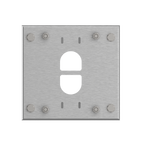 UNIVIEW UV-TR-UP08M-A-IN - Soporte de mástiles - Para cámara Tiangong - Apto para uso en exterior - Acero inoxidable - Pasador de cables - 220 mm (Al) x 228 (An) x 226.4 (Fo) mm - imagen 2
