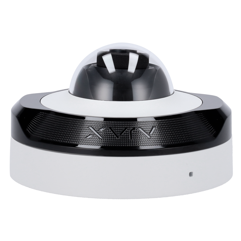 AJAX AJ-DOMECAM-MINI-5-W - Cámara IP 5 Megapixel Ajax - Progressive Scan CMOS - Lente 2.8 mm, Ranura MicroSD hasta 256GB - IR LEDs Alcance 15m, PoE 802.3at - Con Inteligencia Artificial - Color blanco - imagen 2