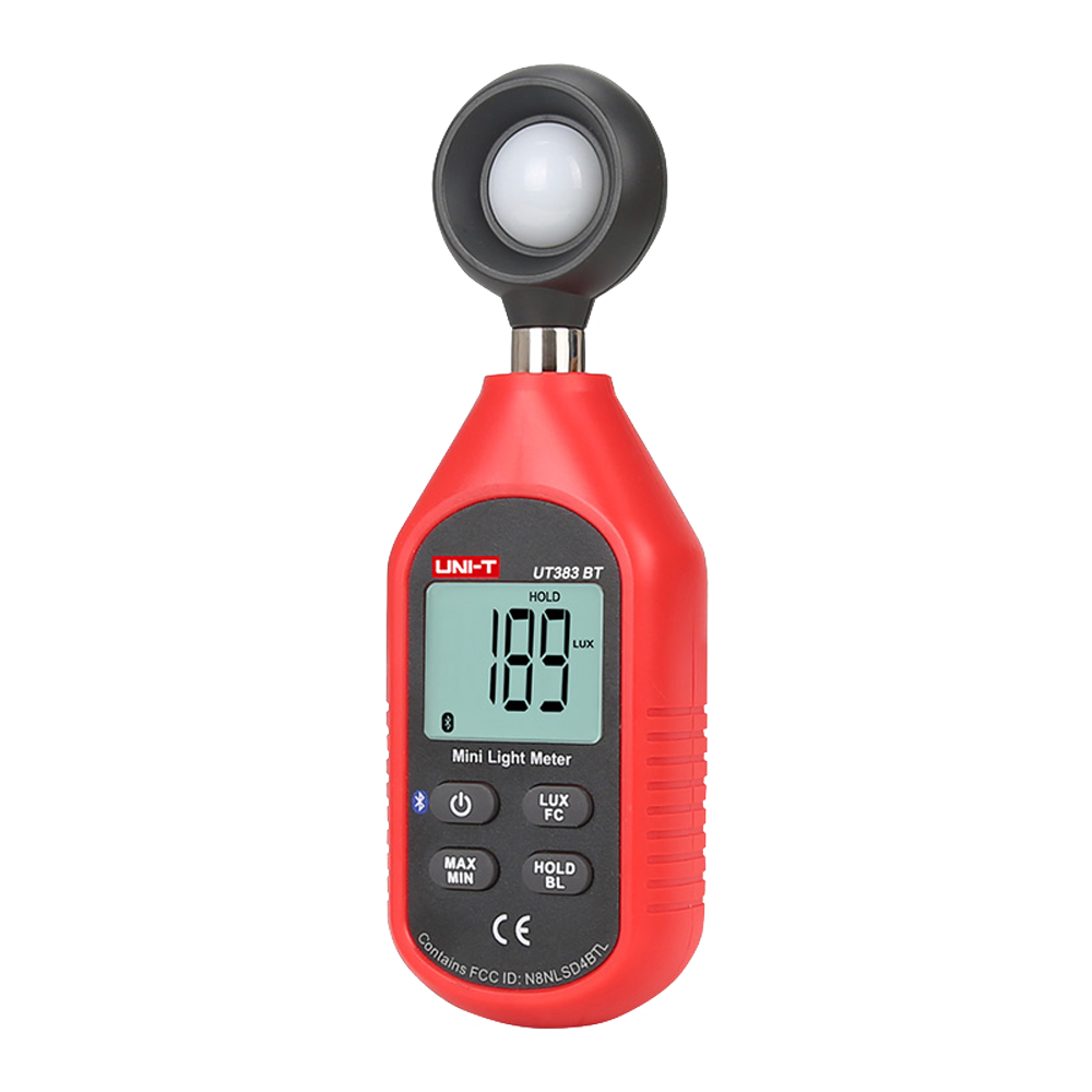 UNI-T UT383-BT - Medidor de iluminancia de mano Bluetooth - Display retroiluminado - Alta frecuencia de muestreo - Valores característicos: MAX/MIN - Apagado automático - Conexión a APP a través de Bluetooth - imagen 2
