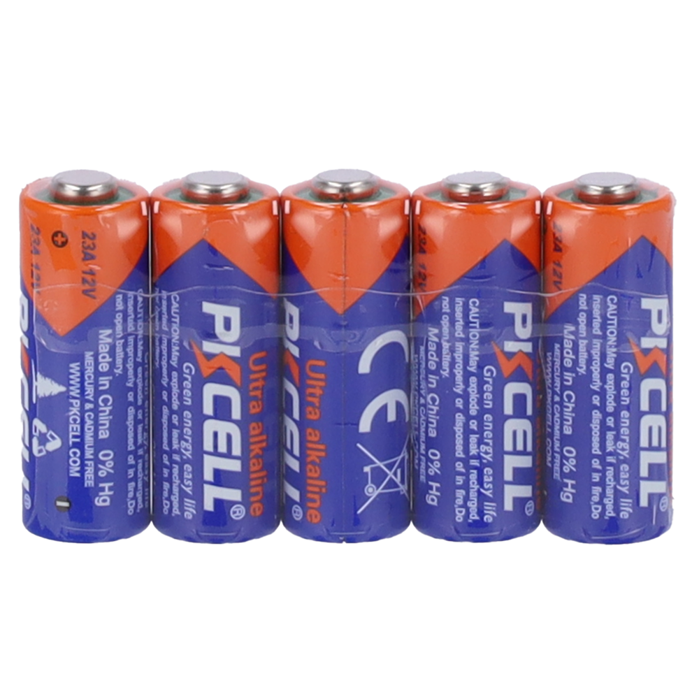 BLANCA 5XCELL-23A-ALKALINE - Pack 5x Pila 23A - PKCELL - Alcalina Zn-MnO2 no recargable - Tensión 12V - Capacidad nominal 50mAh - Precio por pack. Venta en packs de 5ud - imagen 2