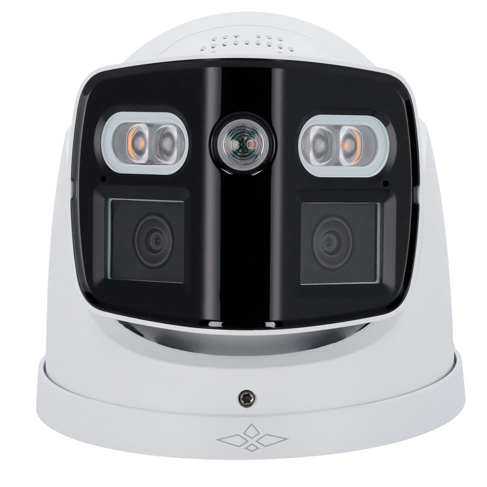 X-SECURITY XS-IPT180A-8U-PAN-TIOC - Cámara Turret IP X-Security 8 Megapíxel - Active Deterrence | SMD 4.0 - 2 Lentes 2.8 mm / Dual Light 20m - WDR 120 dB | Micrófono y Altavoz integrado - PoE | H.265 - Funciones inteligentes - imagen 2