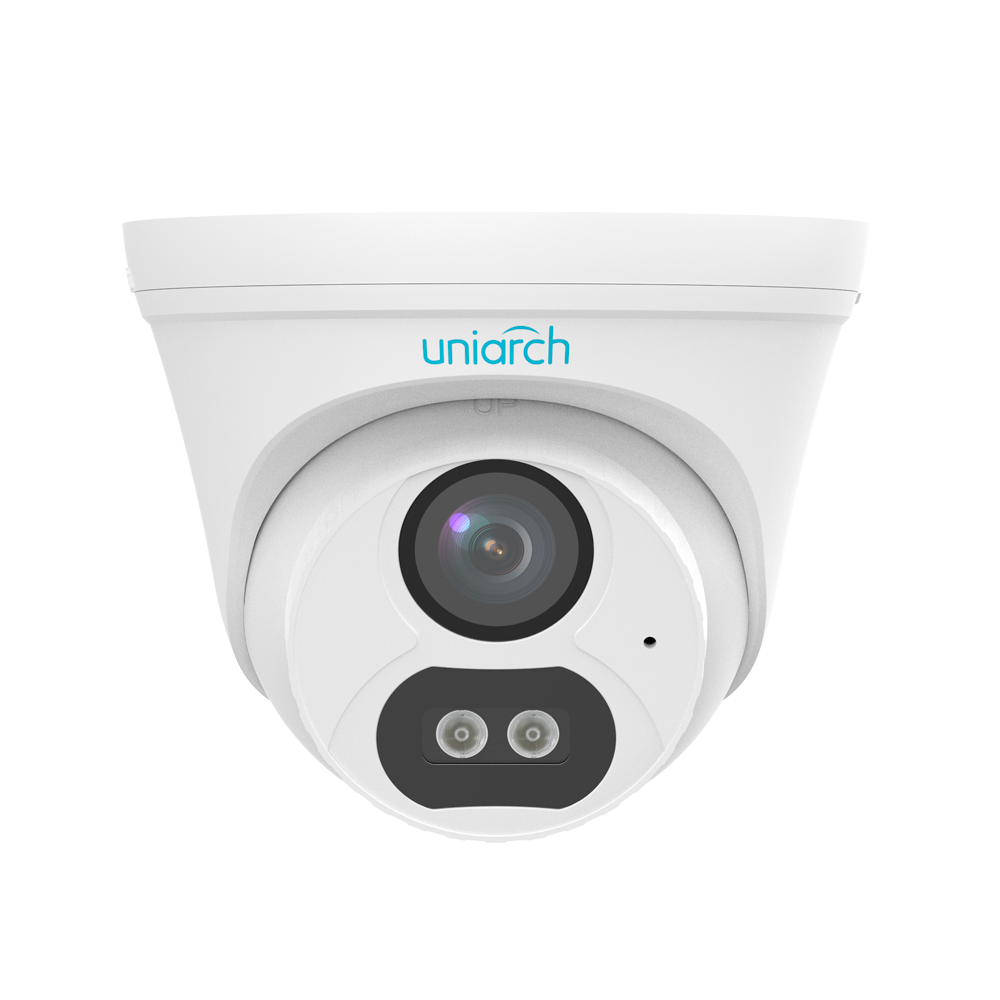 UNIARCH UV-IPC-T132-AF28-DL-ECO - Cámara Turret IP Uniview-Uniarch - 2 MP | Lente 2.8 mm - IR 30 m | Luz blanca 15 m | DWRD - Detección de cuerpo humano 2.0 - PoE - Micrófono integrado - imagen 2