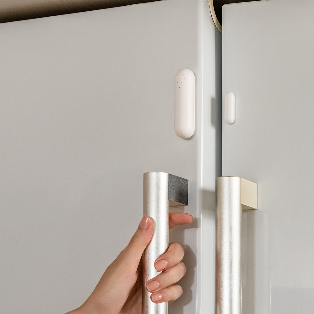 AQARA AQ-DW-S02D - Aqara Sensor de Puertas y Ventanas P2 - Conectividad Matter sobre protocolo Thread - Estado abierto/cerrado en tiempo real - Thread /Bluetooth / Matter / Hub o Border Router - Batería de larga duración (CR2032) - Compatible con Apple Ho - imagen 2