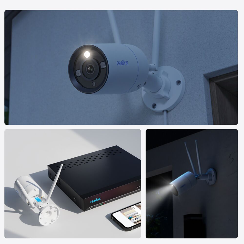 REOLINK RL-W330 - Reolink Camara Dual WiFI W330 - 8MP (3840x2160) - IR 30 m / Dual WiFi - Deteccion IA de Personas / Vehículos / Animales - Audio Bidireccional / Ranura MicroSD - Apta para exterior IP67 - imagen 2