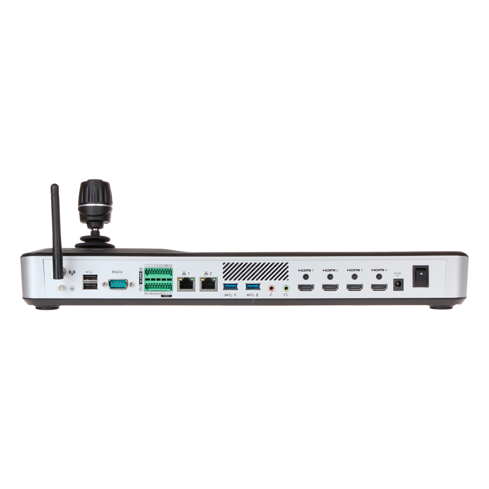 X-SECURITY XS-KB5000NK - Teclado de control IP X-Security - Pantalla LCD táctil 10" - Conexión RS485 / RS422 / RJ45 / RS232 - WiFi | Ethernet | USB | HDMI - Joystick 4 axis y mini teclado - Hasta 4 canales 4K o 16 a 1080p - imagen 2