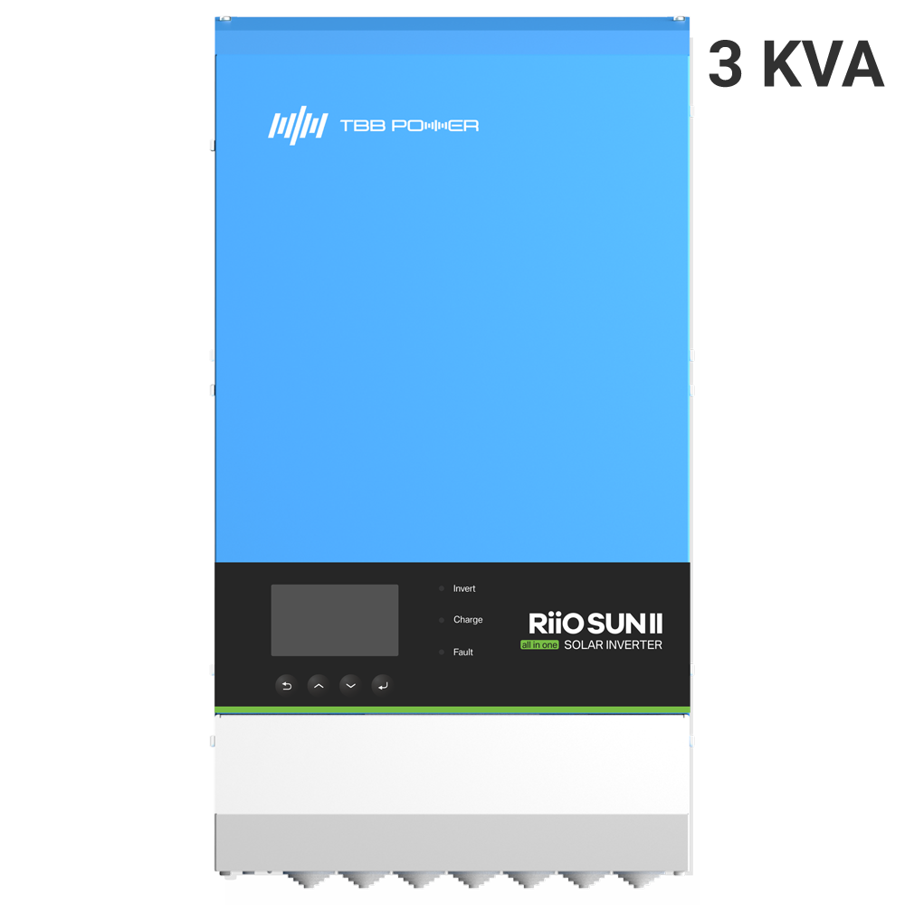 TBB-RIOSUN2-3KVA-S - Inversor monofásico todo en uno TBB - Potencia 3000W - 1 entrada MPPT - Inversor, cargador y regulador - Compatible con baterías - Módulo de comunicación Wi-Fi - imagen 2