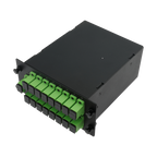 MARCA BLANCA SF-SPLT-116 - Splitter óptico PLC de alta precisión - Configuración 1x16 (1 entrada, 16 salidas) - Fibra monomodo G657A2 de alto rendimiento - Conectores SC APC de baja pérdida integrados - Formato en casete modular compacto y robusto - Super - imagen 2