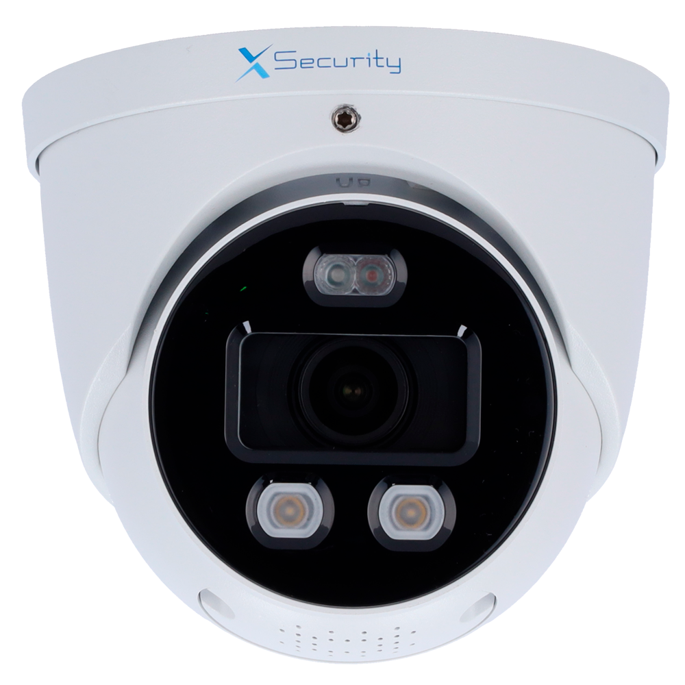 X-SECURITY XS-IPT982CA-4U-WIZCOLOR-TIOC - X-Security Cámara IP Turret Wizcolor - 4 Megapíxel (2688x1520) | Sensor 1/1.8" CMOS - Lente 2.8mm | IR+Luz Blanca 30m - WDR 120dB | Micrófono integrado - WizSense, con clasificación de humano y vehículo - Mic - imagen 2