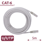 SAFIRE UTP6-H-5W - Cable UTP - Ethernet - Conectores RJ45 - Categoría 6 - 5 m - Color blanco - imagen 2