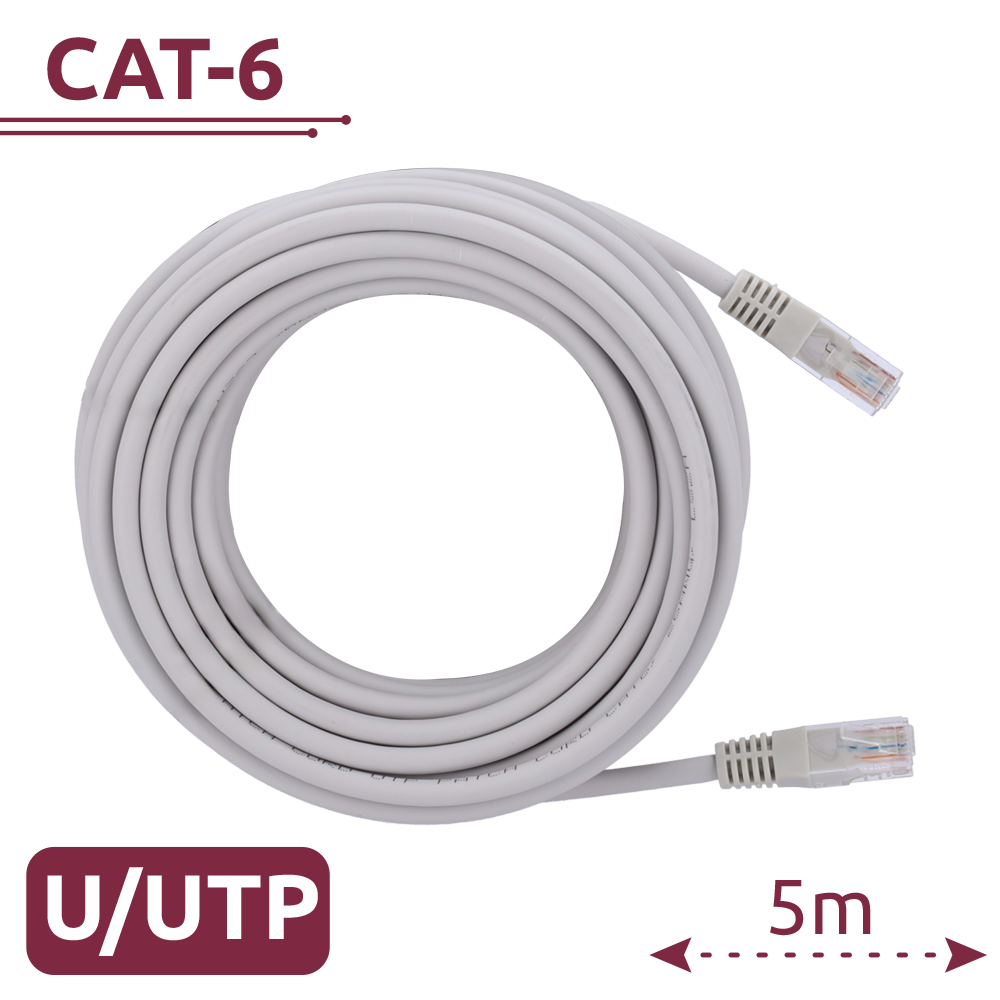 SAFIRE UTP6-H-5W - Cable UTP - Ethernet - Conectores RJ45 - Categoría 6 - 5 m - Color blanco - imagen 2
