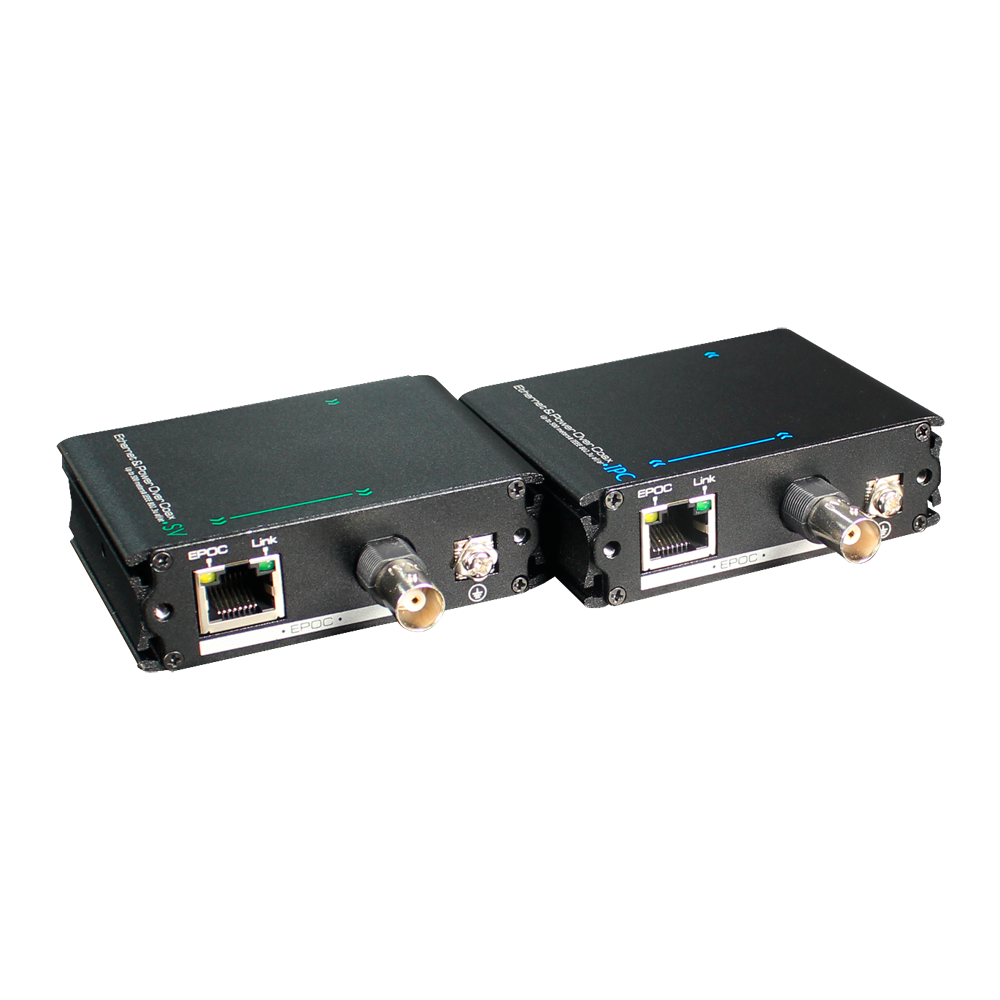 MARCA BLANCA EOC-500-POE - Extensor de IP por cable coaxial | PoE - Pasivo - Emisor y receptor - Permite transmitir 1 canal IP - Distancia máxima 500 - Ancho de banda hasta 100 Mbps - imagen 2