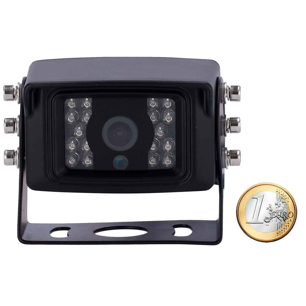 MARCA BLANCA VW-372-1080P - Cámara para vehículo con soporte abatible - Ajuste vertical - Compatible con streamax - AHD 1080P IR lente 2.8mm - IP66 con conector M12 - imagen 2