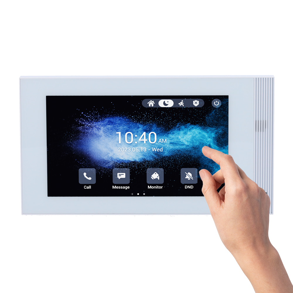 AKUVOX AK-S562-S-WHITE - Monitor Linux para videoportero - Pantalla IPS de 7" | Montaje en superficie - Audio bidireccional Crystal Clear | Easy UI - TCP/IP, PoE, SIP estándar - Mantenimiento a través de Cloud - Conexión de monitor y placas a través - imagen 2