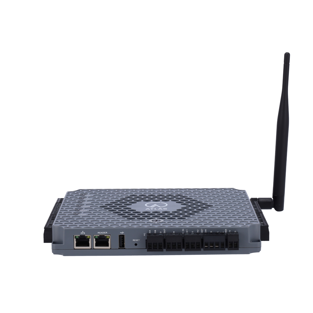 ZKTECO ZK-ATLAS-460-C - Controladora de acceso PoE Multi-identificación - Huella, tarjeta, QR dinámico o PIN - TCP/IP, WiFi | Conexión con controladora esclava - 4 lectores por Wiegand | 8 lectores por OSDP - Salida de relé para 4 puertas - Software ATLAS - imagen 2
