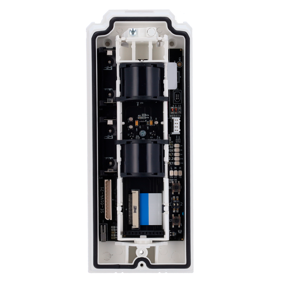 DUEVI DV-MONOLITH-K - Detector exterior Duevi bajo consumo - Compatible con Ajax Transmitter (incluido) - Doble PIR / Detección 15 m - Antimasking / Inmune a mascotas - Alimentación suministrada por Transmitter - Uso exterior IP54 / Antivandálico IK10 - imagen 2