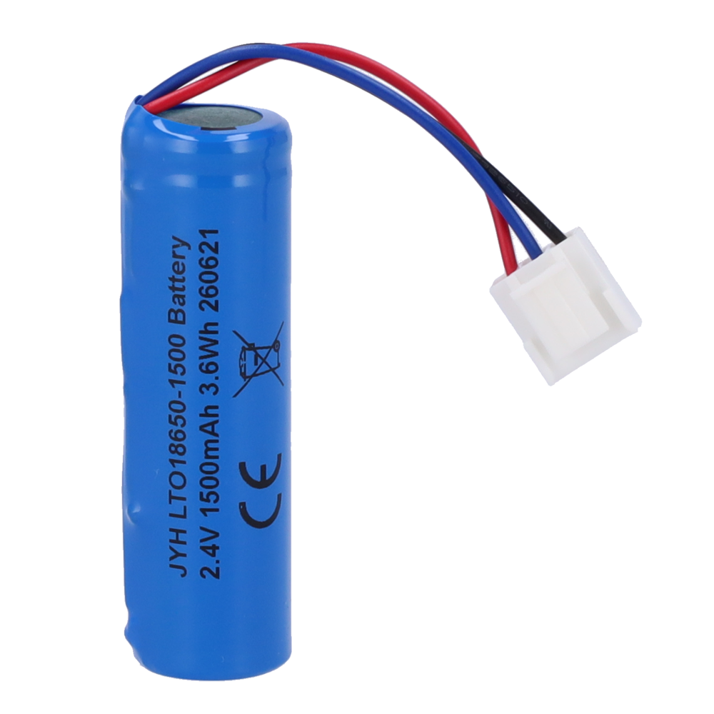 MARCA BLANCA BATT-LTO18650-STREETSIREN - Pila LTO118650 - Litio LTO recargable - Tensión 2.4V / Retráctil Molex 5284 - Capacidad nominal 1500mAh - Compatible con FIBRA-STREETSIREN - FIBRA-STREETSIRENCUSTOM y FIBRA-STREETSIRENPLUS - imagen 2