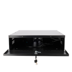MARCA BLANCA LOCKBOX-2U - Caja metálica cerrada para DVR - Específico para CCTV - Para grabadores de hasta 2U rack - Cerradura de leva - Ventilador incluido - Calidad y resistencia - imagen 2
