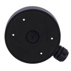 HIKVISION DS-1280ZJ-DM45(Black) - Caja de conexiones - Para cámaras domo - Apto para uso exterior - Instalación en techo o pared - Dimensiones 40 (Al) x 140 (Ø) mm - Color negro - imagen 2