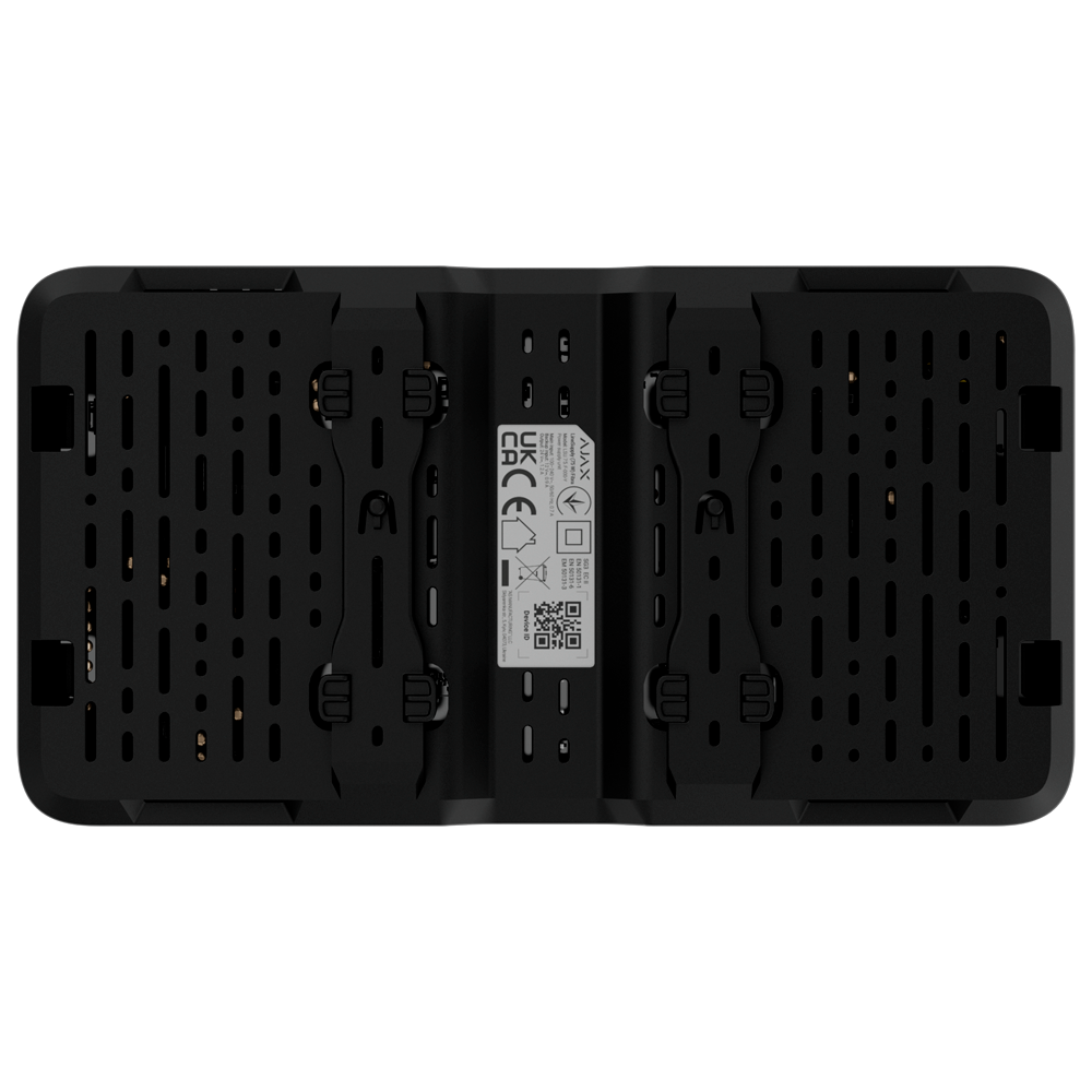 AJAX FIBRA-LINESUPPLY-75W-B - Módulo para alimentación adicional del bus Fibra - Potencia de salida de 75 W - Certificado grado 3 - Amplía el alcance hasta 2.000 metros más - Hasta 10 módulos por bus - Alimentación principal a 230 VAC - imagen 2