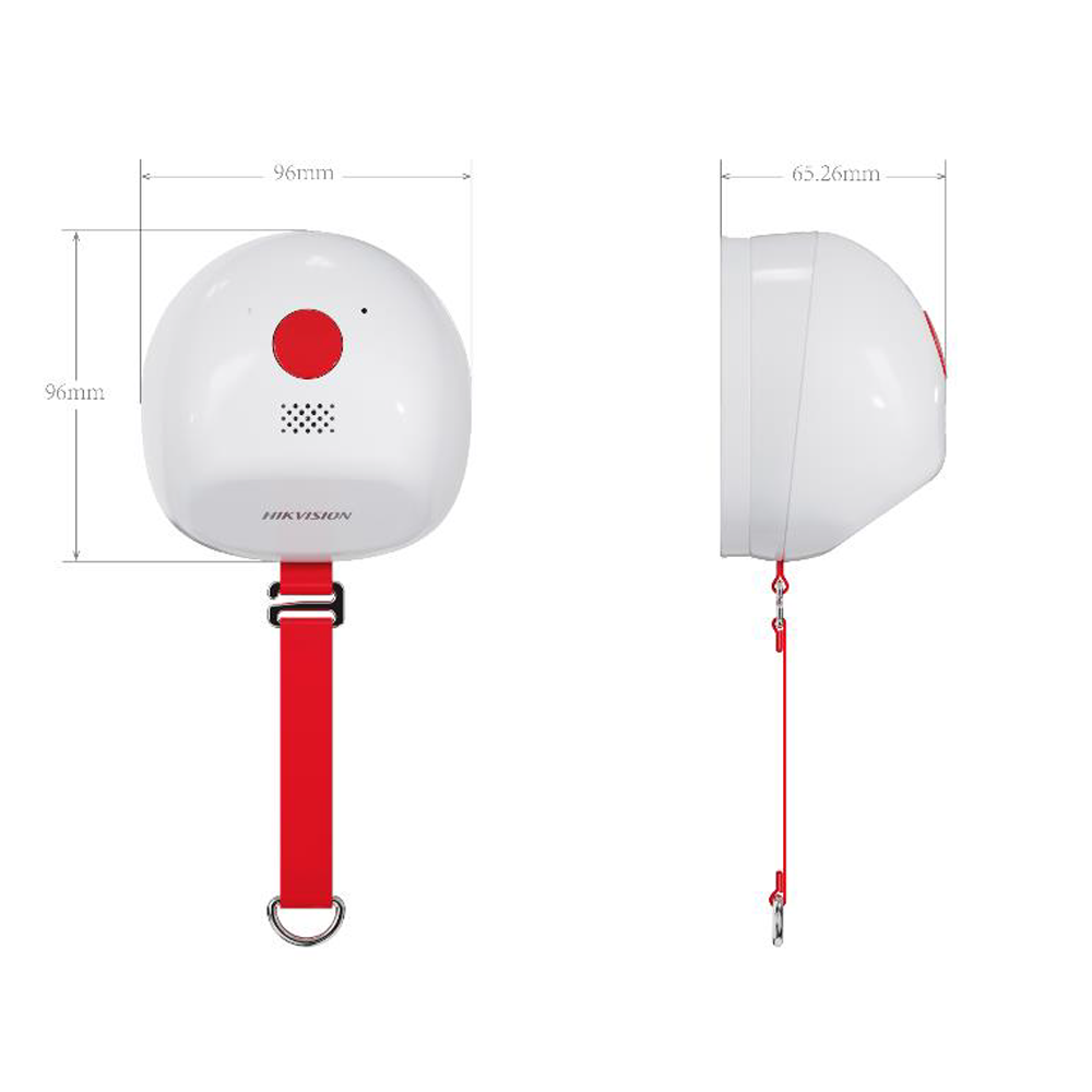 HIKVISION IRS-BVSMR3-H3AG - Sensor radar de cuidados auxiliares - Medición de frecuencia cardíaca y respiratoria - Detección: 25° (V), 10° (H) / 0.5~1.5 m - Comunicación Wi-Fi y Ethernet - Navegador y Software/App Hikvision - Alimentación PoE | Audio bidi - imagen 2