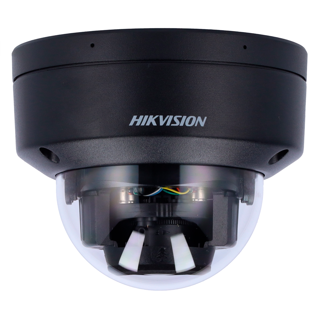 HIKVISION DS-2CD2183G2-LIS2U(2.8mm)(BLACK) - Hikvision - Cámara Domo IP gama PRO - Resolución 8 Megapíxel (3840x2160) - Lente 2.8 mm | PoE | Micrófono dual en array - Luz híbrida alcance 30 m | Audio | Alarma - MD 2.0 | AcuSense | IP67, IK10 | MicroSD - imagen 2