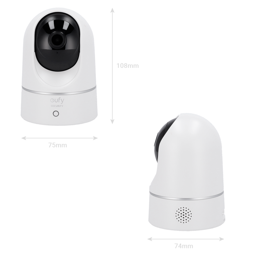 EUFY-INDOORCAM-E220 - Cámara Eufy by Anker - 2K (1080P) - 1/2.7" Progressive Scan CMOS - Lente 2.8 mm | WDR | IR 10 m - Compresión H.264/H.265 - Apta para interior - imagen 2