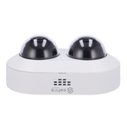 SAFIRE SMART SF-IPD060A-4I1-DUAL - Cámara Domo Panorámica IP gama I1 AI Avanzado - Resolución 4 Mpx (2592x1520) - Lente 2.8 mm | Audio | Alarmas | IR 30m - AI Avanzada:Perimetral, Facial, Conteo,Metadatos - Grado de protección IP66 e IK10 - PoE (IEEE802.3 - imagen 2