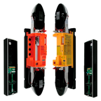 TAKEX TA-TXF-125E-KH - Detector de barrera por infrarrojos - Compatible con transmisor vía radio - Cableado | 4 haces | Función AND y OR - Alcance máx. de detección 100 m (ajustable) - Doble Tamper | Salida de alarma - Alimentación a pilas - imagen 2