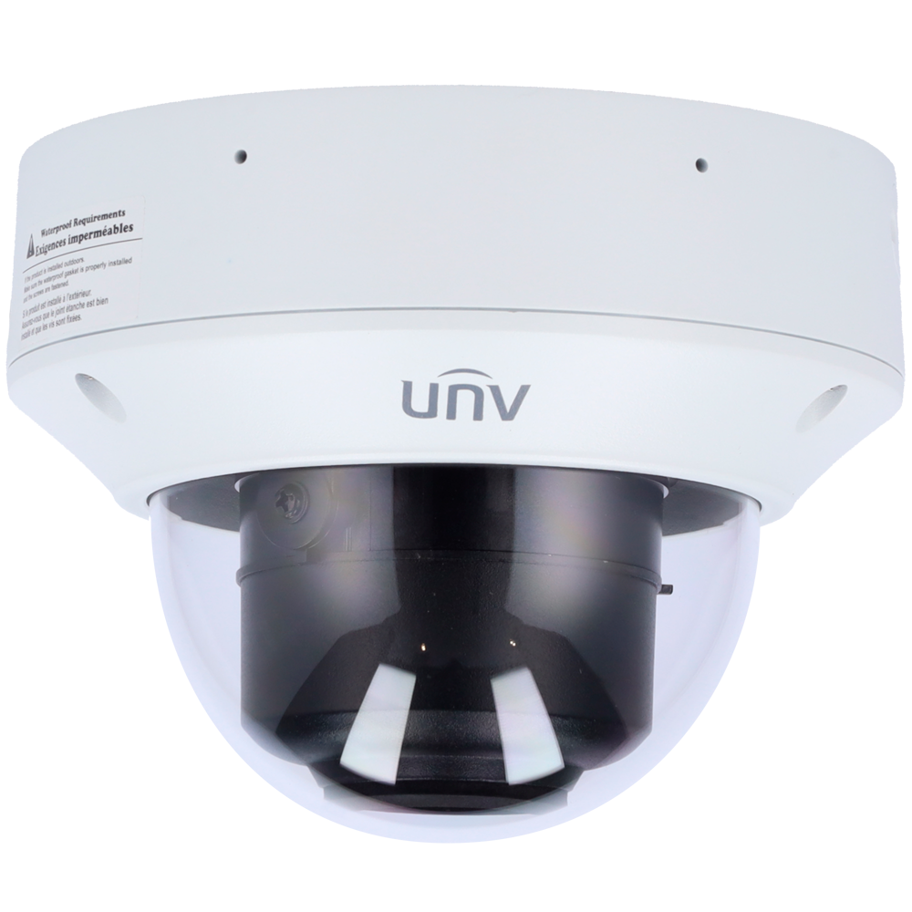 UNIVIEW UV-IPC3238EA-AHDX4K-I1 - Cámara Domo IP Uniview - Gama Pro - 8 MP | Lente 8 ~ 32 mm | microSD 512 GB - IR 40 m | WDR 140 dB | 60 PFS - Wise-ISP | Conteo de personas | Metadatos - PoE | UMD | SIP | IP67 | IK10 | 60fps - 2 Mic | Altavoz | Alarmas | - imagen 2