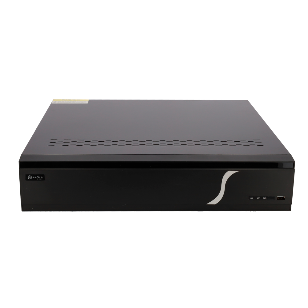 SAFIRE SMART SF-NVR8832A-16P-B2 - Safire Smart - Grabador NVR para cámaras IP gama B2 - 32CH (16 Puertos PoE) / Compresión H.265S / 8HDD - Resolución hasta 12Mpx / Ancho de banda 192Mbps - HDMI 4K, HDMI FullHD y VGA / Dewarping Fisheye - Reconocimiento fa - imagen 2