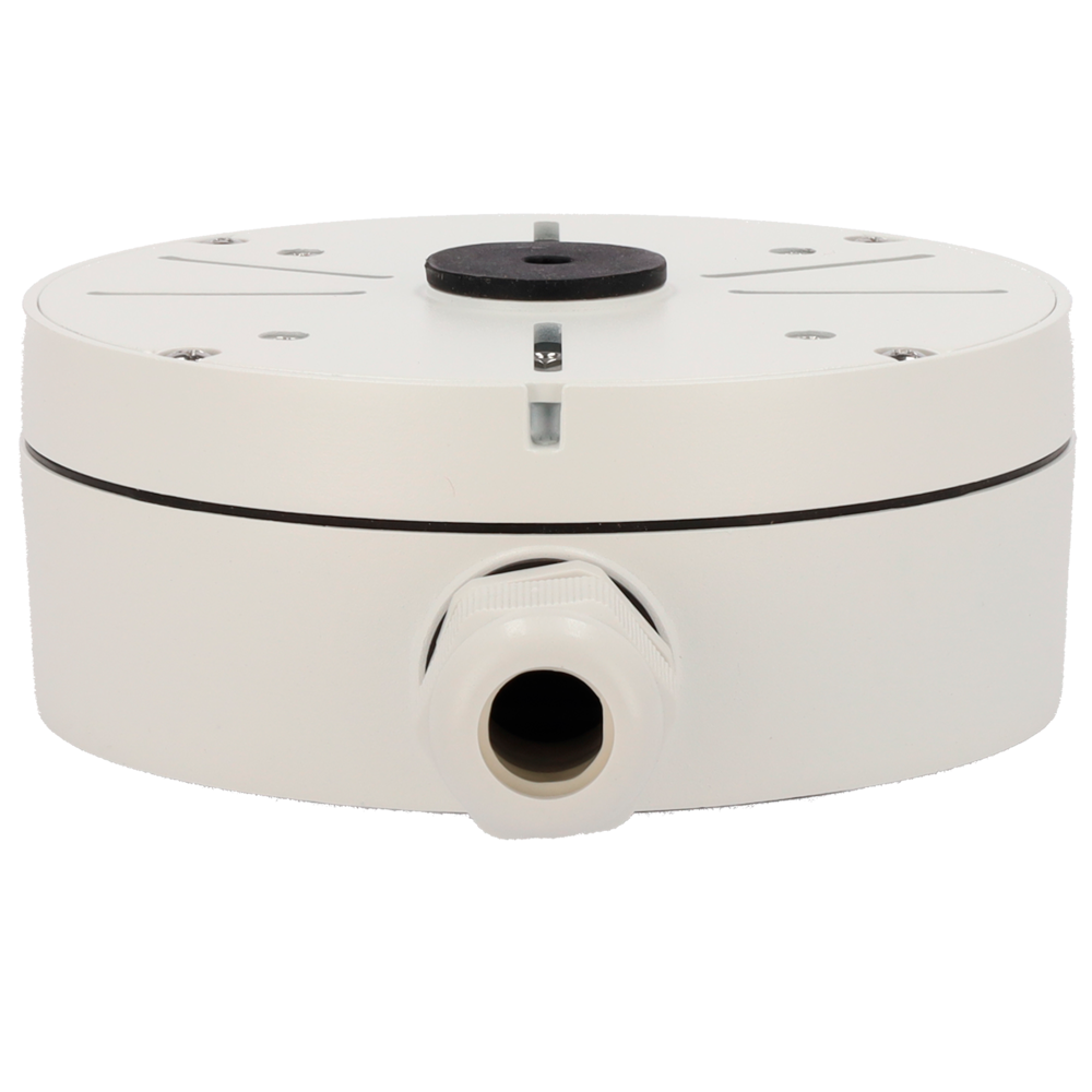 INFIRAY IRS-JBOX-1 - Caja de conexiones - Para cámaras bullet / turret - Apto para uso exterior - Instalación en techo o pared - Pasador de cables - 62 (Al) x 157 (ɸ) mm - imagen 2
