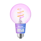 GOVEE GV-BULB-R14C1-EDISON-E27-G80 - Bombilla inteligente Edison G80 E27 Govee - Wi-Fi 2.4 GHz + Bluetooth - Color segmentado + Blanco cálido/frío - Intensidad 500 lúmenes - Matter / Homekit / Alexa / Google Home - Para interior - imagen 2